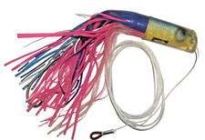 lg Boone 13” LURE SALTWATER FISHING TROLLING LURE TUNA DOLPHIN RIGGED FISH HEAD~