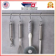 40 Pack S Hooks Stainless Steel Heavy Duty S Hooks Hanging pots Pans Plants Mugs