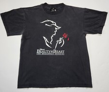 Vintage Beauty And The Beast T Shirt Adult Small - The Broadway Musical