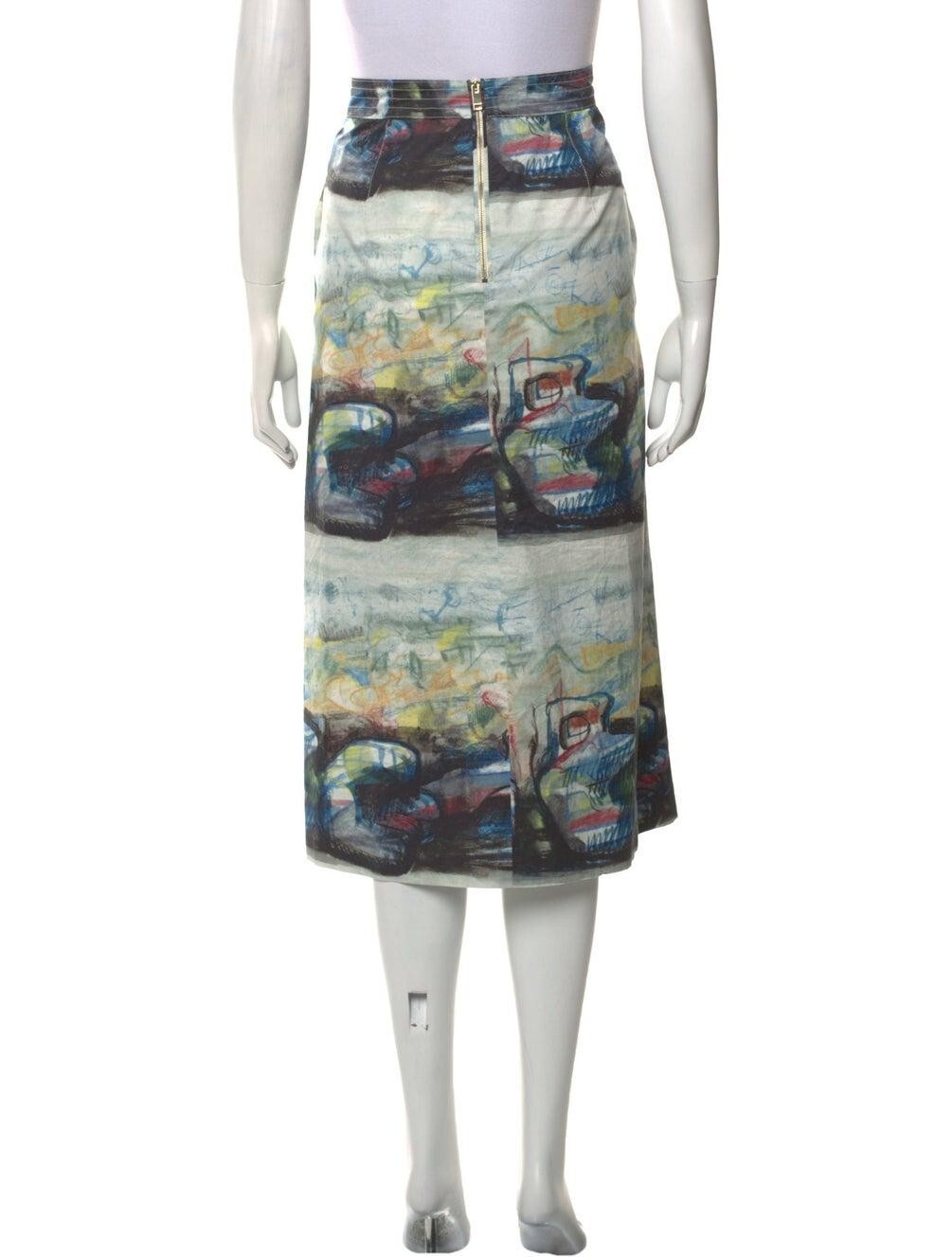 Women Burberry Skirt Vintage Look Stretch Cotton Size UK16 US14 IT48 image 2