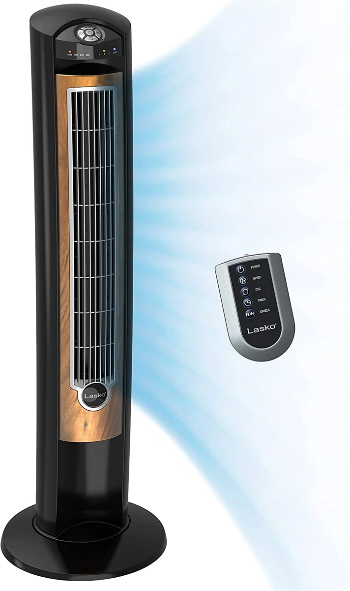 Lasko oscillating tower fan with fresh air ionizer deals