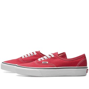 crimson red vans