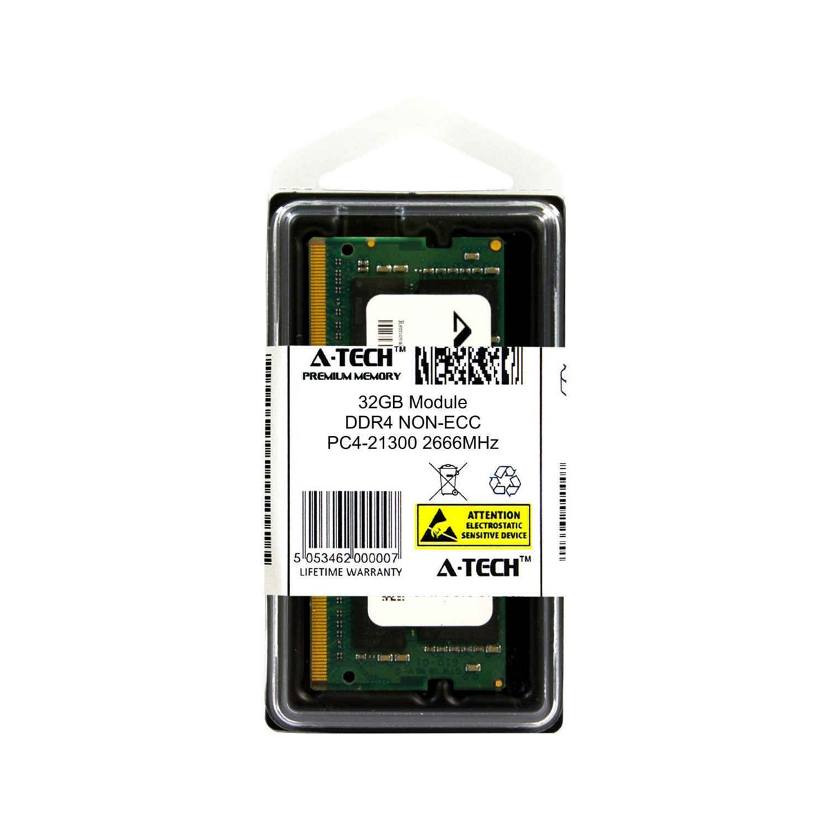 32GB DDR4 PC4-21300 SODIMM (Samsung M471A4G43MB1-CTD Equivalent