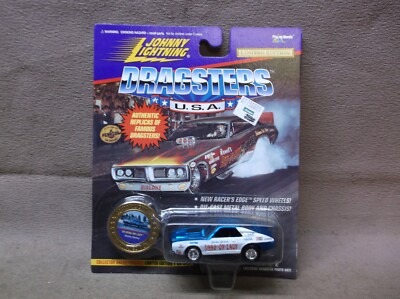 JL JOHNNY LIGHTNING 1995 DRAGSTERS USA BLUE DRAG ON LADY 1969 AMC JAVELIN AMX