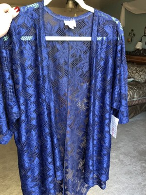 royal blue kimono cardigan