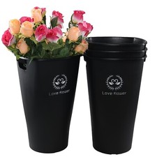 Cand 20 Large Plastic Flower Buckets Vases, T...