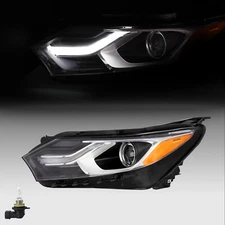 For 2018-2020 Chevy Equinox Halogen Headlight w/LED DRL Left Driver Side w/Bulbs