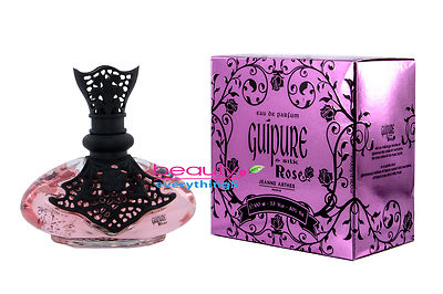 Guipure & Silk Rose by Jeanne Arthes 3.3oz EDP Spray NIB Sealed For Women RARE