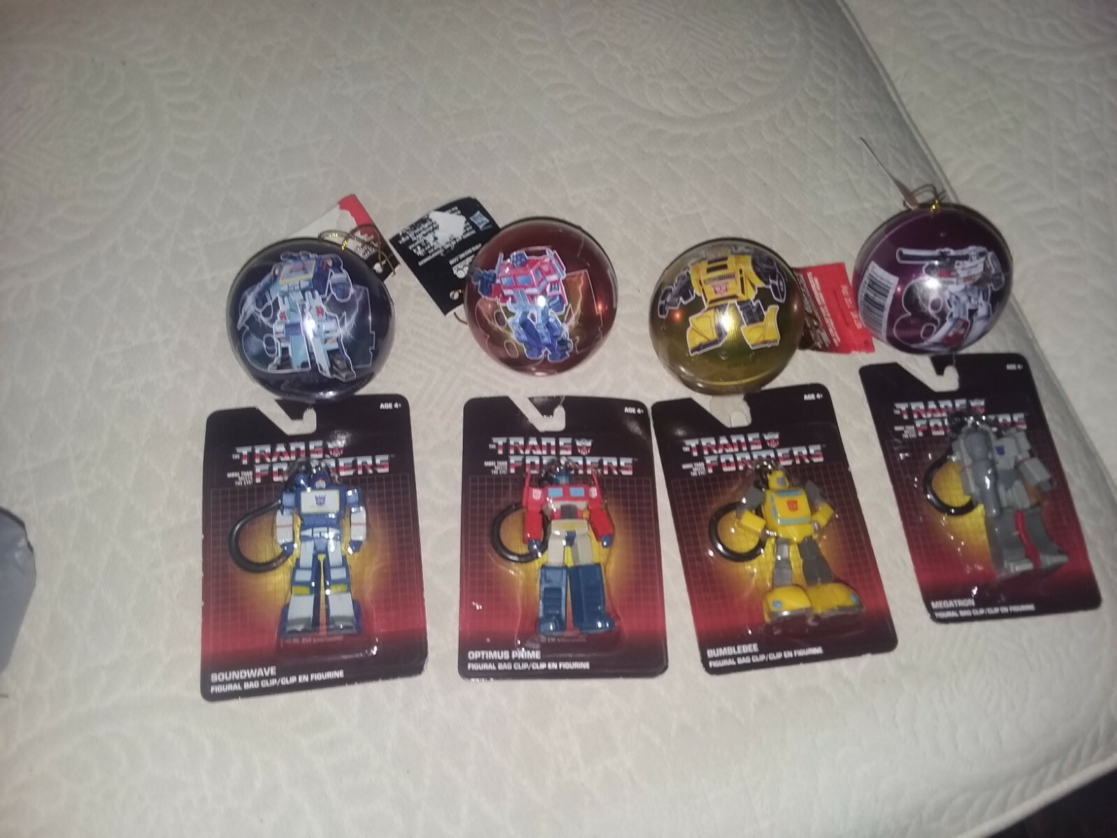 Transformers G1 Round Ball Christmas Ornaments and Keychains Prime Megatron eBay