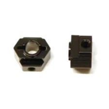 STRC STC91418B Aluminum Rear Hex Adapters (2) Black : DR10
