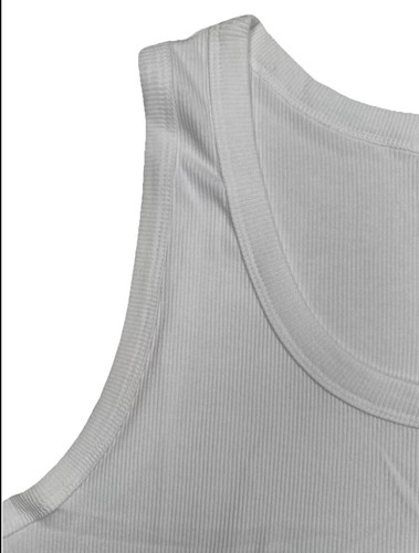 Women’s Slim Fit Scoop Neck Tank Top Size XXL White Universal Thread - Picture 4 of 7