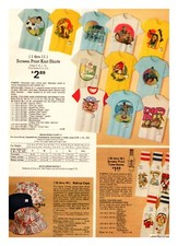 1970's Youth Graphic T Shirt's Retro Fashion Print Ads Clippings VINTAGE