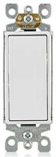NEW Leviton WHITE Decora 1-Gang 1-POLE Rocker Toggle Switch NEW 5601-2W