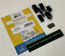 New  ESU LokSound 50342 Speaker 9x16x3mm 8 Ohms & sound chamber 