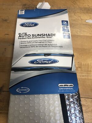 Plasticolor Ford Logo Foldable Ultra Durable Front Windshield Sunshade Cover