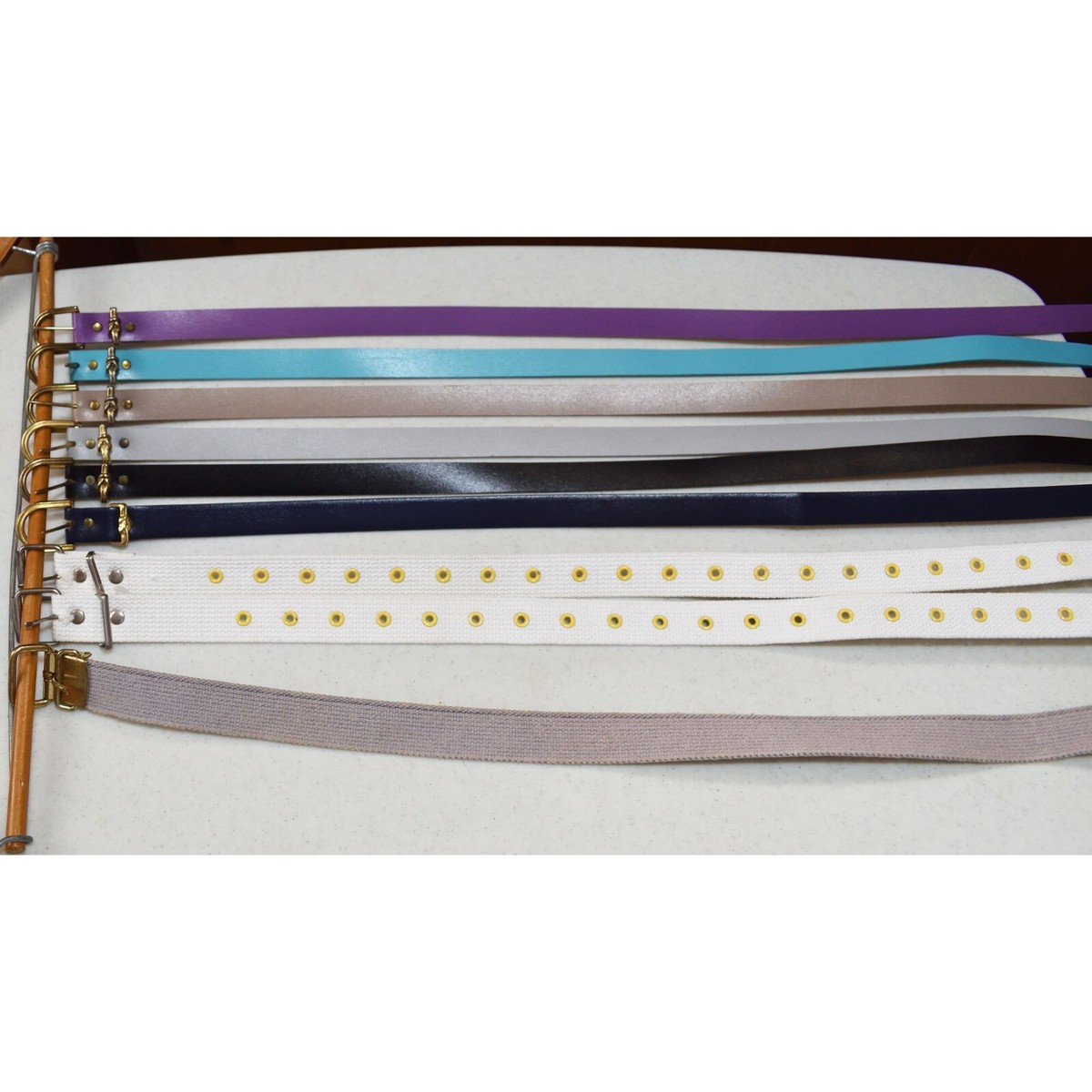 An assortment of 9 belts Custom-Made Leather Belts | Nine Leather & Watch – NINE  main image 3