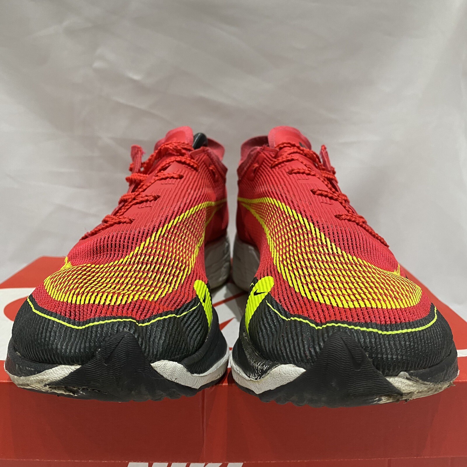 Size UK 10 Nike Zoom X Vaporfly NEXT 2 Red Volt Running Shoes Men's