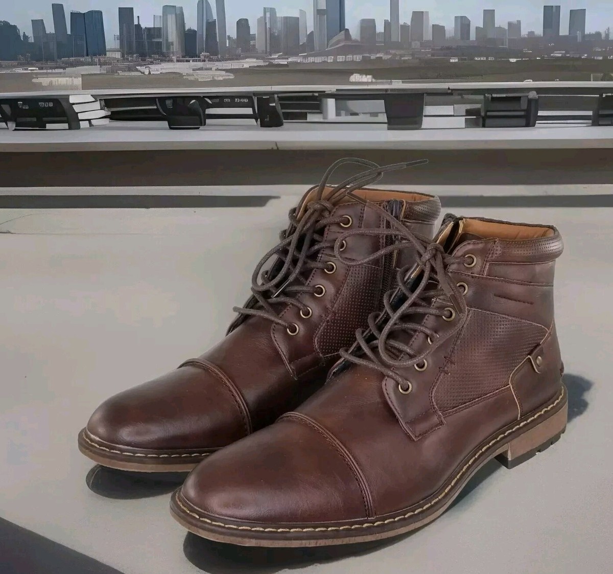 Steve Madden - M Dylan- US 8 DYLAN Tan Low-Top Lace-Up Platform Men main image 3