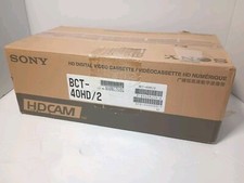 CASE OF 10 NEW SONY BCT-40HD/2 BCT-40HD HDCAM VIDEO CASSETTE TAPE