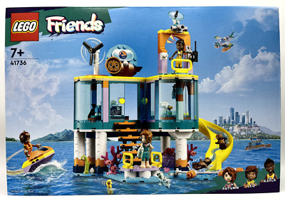 LEGO  Friends 41736 Seerettungszentrum | mit 3 Minifiguren 376 Teile | Ab 7 J.
