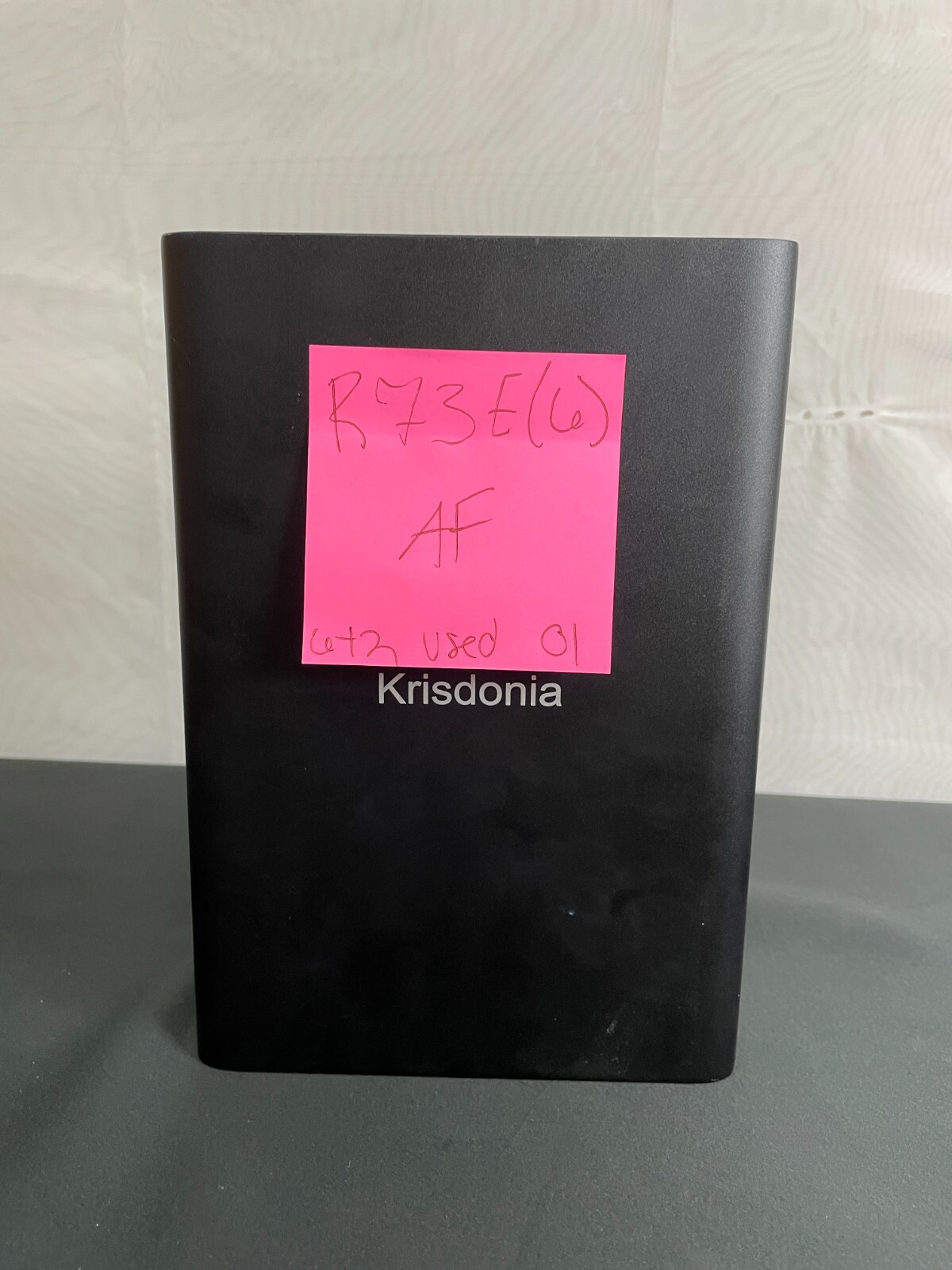 Krisdonia NJF-6X Black 60000mAh AC Outlet Portable Laptop Charger Power Bank