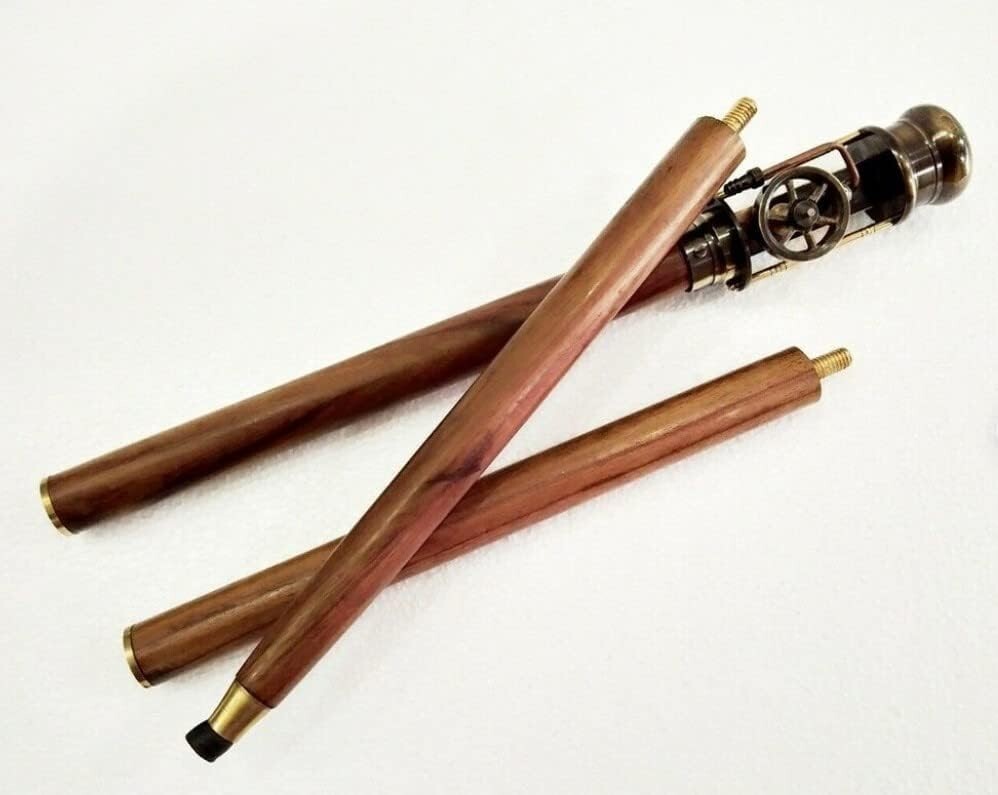 Solid Steam Engine Head Handle Victorian Handmade… - image 3