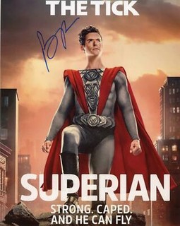 Brendan Hines "The Tick" AUTOGRAPH Signed 'Superian' 8x10 Photo ACOA
