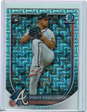 2025 Bowman Chrome - Spencer Schwellenbach #84 Mojo Refractor (RC)