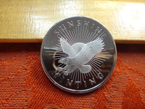 Sunshine Minting Eagle One Half 1/2 Oz .999 Silver Bullion Round - No Reserve