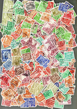 Scanner lot Berlin buildings I from 42-60 approx. 300+ stamps