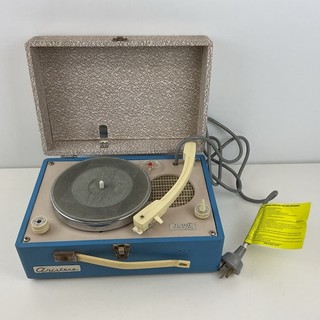 Vintage Aristone Portable Record Player Turntable (Parts/Repairs) AP#557