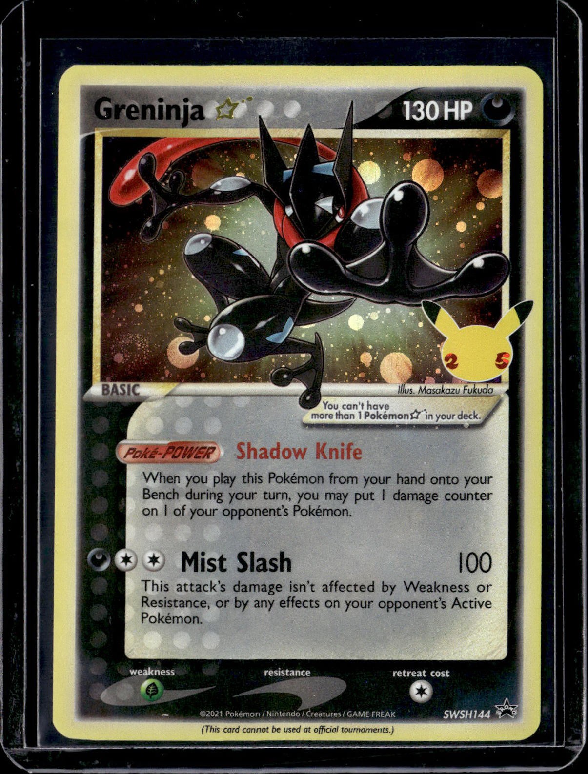 Pokemon SWSH: Sword & Shield Promo Cards Greninja Star SWSH144