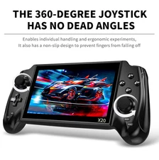 X20 Retro Handheld Game Console,7.1"IPS Screen Video Games,3000+ Classic Games