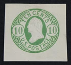 CKStamps: US Cut Square Stamps Collection Scott#U40 Unused H NG