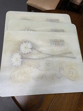 Kitchen Glass Worktop Stands X 3 Plus Serving Tray