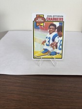 1979 Topps - John Jefferson #217 Rookie card Chargers EX+. rookie card picture
