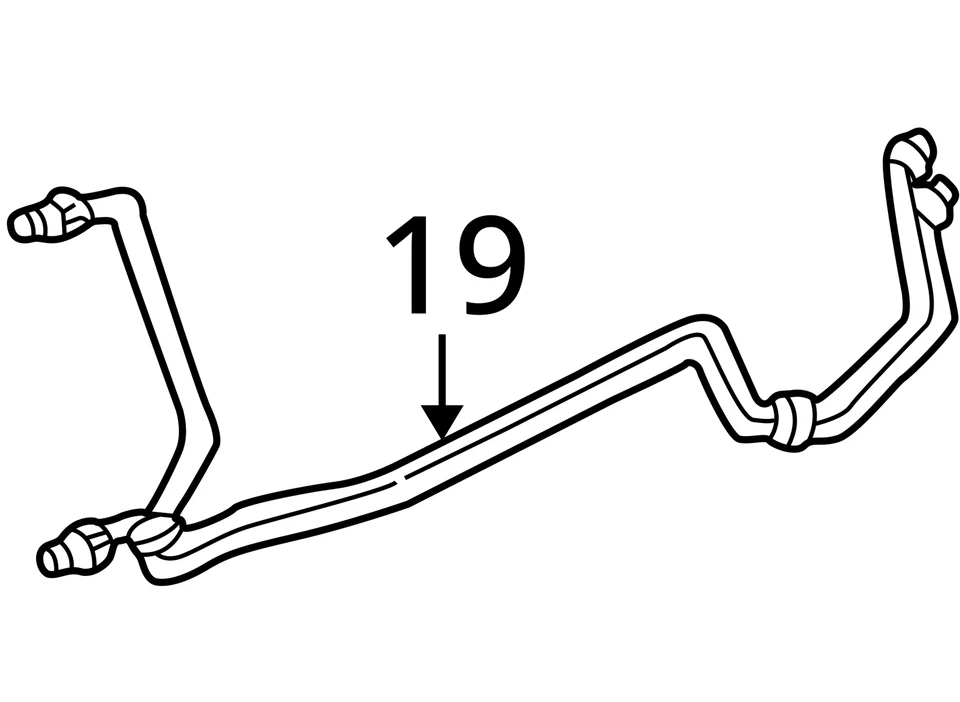 SE ADAPTA A CHEVROLET GMC ASTRO SAFARI 1995 TUBO TRANS FLUIDO CLR LWR 15718972 - NUEVO Foto 3 de 3
