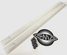 SMA RARE SANTA MONICA AIRLINES WHITE  Skateboard RAILS Vintage 14 1/2” NEW