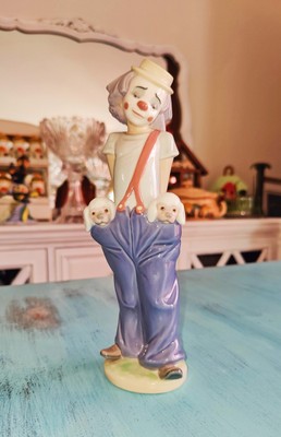 LLADRO Figurine Little Pals #7600 Clown with Poodles 1ST Collector Society 1985 