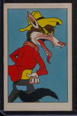 Dandy Denmark Rare Trading Gum Card Series K The Wolf and the Lamb