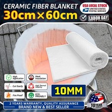 Fireproof Insulation Blanket 24" 12" Ceramic Fiber Insulation Easy to Cut