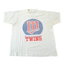 Vintage 1989 Minnesota Twins MLB Graphic T-Shirt Men's Large