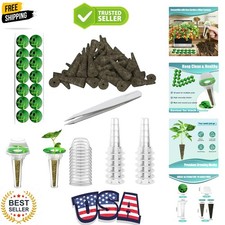 64pcs Seed Pod Kit for Aerogarden, Hydroponics Supplies for All Brands Hydrop... 0.31 per gallon