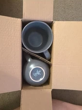 Project 62 Tilley Stoneware 12oz Coffee Mugs Cups Set of 2 Gray NEW