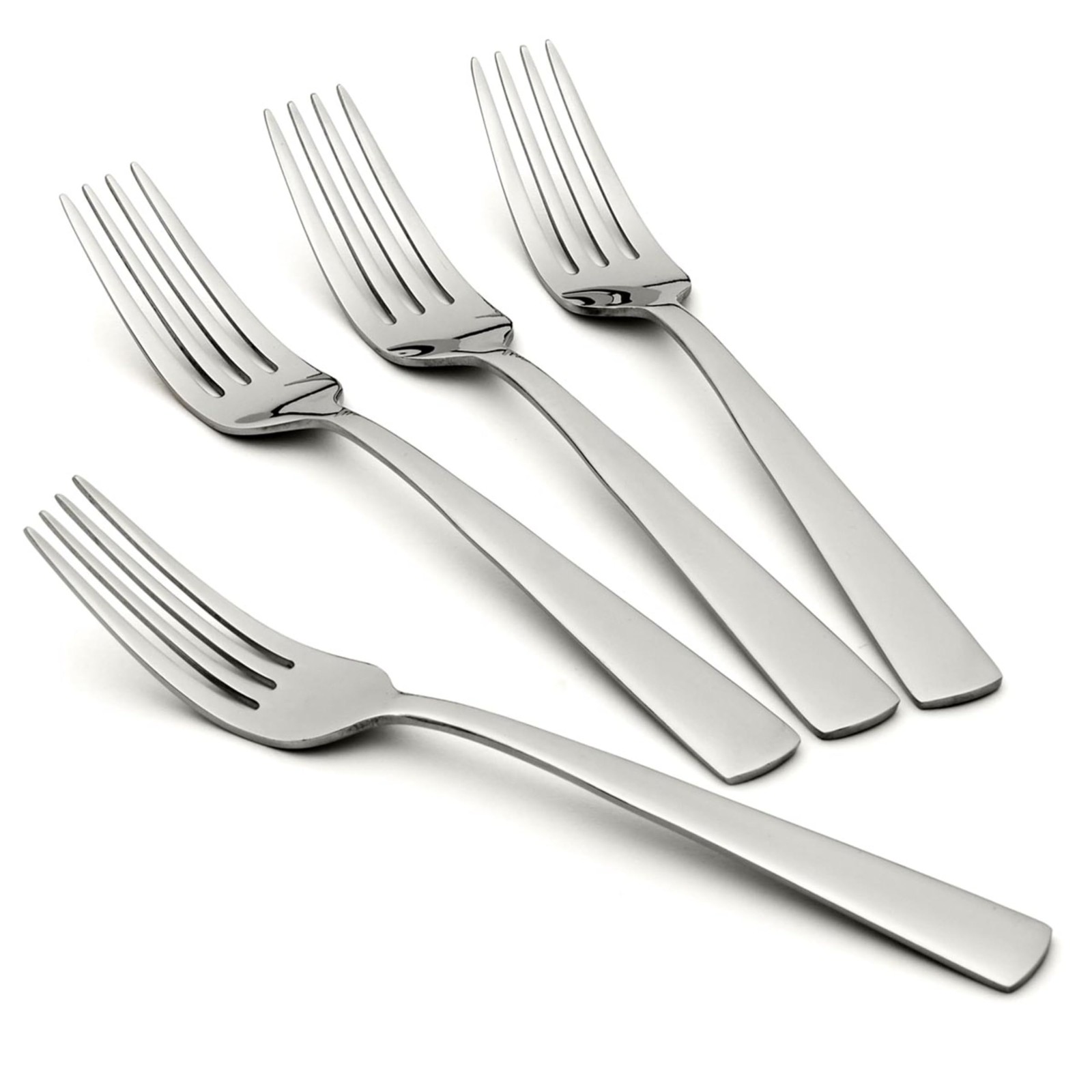 Everyday Nocha 4PK Salad Forks, Set of 4, Silver
