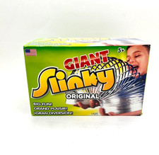 The Original Giant Slinky Walking Metal Spring Toy 3.5  Diameter Large