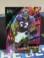 2025 Panini Select Football Ray Lewis #299 Club Level Pink Prizm