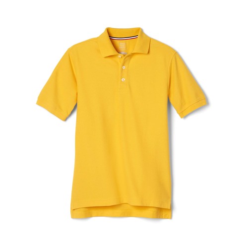Polo de piqué manga corta Big Boys, dorado, XX-grande/18/20 - Imagen 5 de 6