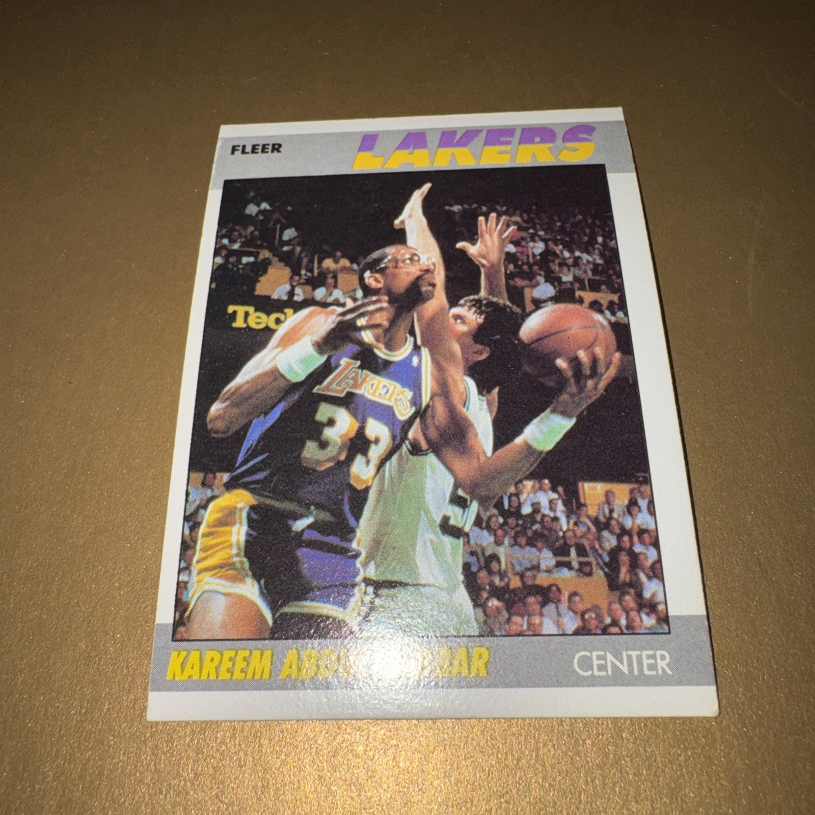 1987-88 Fleer Kareem Abdul-Jabbar #1 Lakers