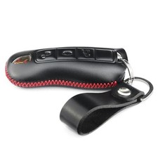 Genuine Italian Leather Key Fob Cover Case holder Compatible with Porsche 911